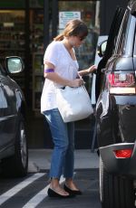 LEA MICHELE Leaves Earth Bar in West Hollywood 2110