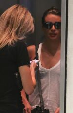 LEA MICHELE Out and About in Los Angeles