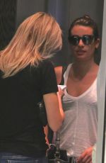 LEA MICHELE Out and About in Los Angeles