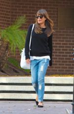 LEA MICHELE Out and About in West Hollywood 1410