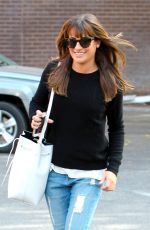 LEA MICHELE Out and About in West Hollywood 1410