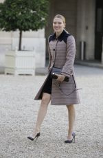 LEA SEYDOUX Arrives at the Elysee Palace in Paris