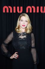 LEA SEYDOUX at Miu Miu Fashion Show in Paris