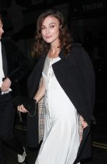 LEIRA KNIGHTLEY Arrives at Chiltern Firehouse to Celebrate Mario Testino