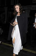 LEIRA KNIGHTLEY Arrives at Chiltern Firehouse to Celebrate Mario Testino