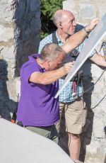 LENA HEADEY on the Set of Game of Thrones in Dubrovnik