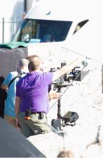 LENA HEADEY on the Set of Game of Thrones in Dubrovnik