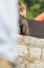 LENA HEADEY on the Set of Game of Thrones in Dubrovnik