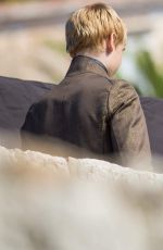 LENA HEADEY on the Set of Game of Thrones in Dubrovnik