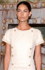 LILY ALDRIDGE at Chanel Dinner Celebrating no. 5 the Film in New York