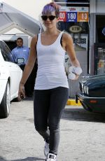 LILY ALLEN at a Gas Station in Brentwood