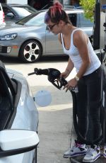 LILY ALLEN at a Gas Station in Brentwood