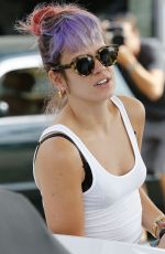 LILY ALLEN at a Gas Station in Brentwood