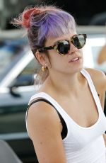 LILY ALLEN at a Gas Station in Brentwood