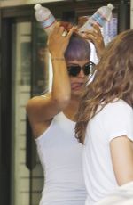 LILY ALLEN at a Gas Station in Brentwood