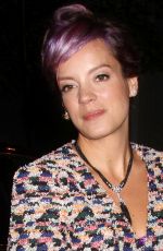 LILY ALLEN at Chanel Dinner Celebrating no. 5 the Film in New York