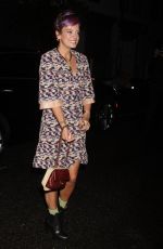 LILY ALLEN at Chanel Dinner Celebrating no. 5 the Film in New York