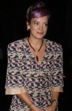 LILY ALLEN at Chanel Dinner Celebrating no. 5 the Film in New York