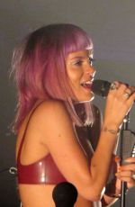LILY ALLEN Prforms at the Hollywood Palladium in Los Angeles