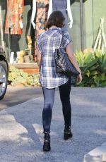 LILY COLLINS Arrives at Andy Lecompte Salon in Los Angeles 2710