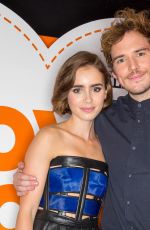 LILY COLLINS at Love Rosie Meet and Greet in London