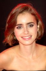 LILY COLLINS at Love Rosie Meet and Greet in London