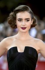 LILY COLLINS at Love Rosie Premiere at Rome Film Festival