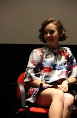 LILY COLLINS at Love Rosie Press Conference in Rome
