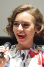 LILY COLLINS at Love Rosie Press Conference in Rome