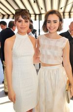LILY COLLINS at Vanity Fair Celebrate BAFTA Awards at Chateau Marmont in Los Angeles