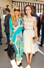 LILY COLLINS at Vanity Fair Celebrate BAFTA Awards at Chateau Marmont in Los Angeles