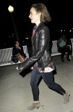 LILY COLLINS Leaves Sam Smith Concert in Los Angeles