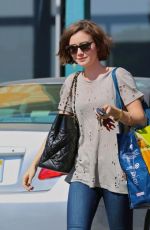 LILY COLLINS Out and About in Los Angeles 2410