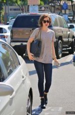 LILY COLLINS Out and About in Los Angeles 2410