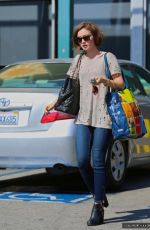 LILY COLLINS Out and About in Los Angeles 2410