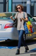 LILY COLLINS Out and About in Los Angeles 2410