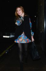 LINDSAY LOHAN Leaves Chiltern Firehouse in London 1510