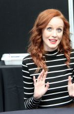 LINDY BOOTH at The Librarians Press Conference at Comic-con in New York