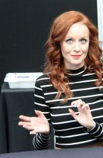 LINDY BOOTH at The Librarians Press Conference at Comic-con in New York
