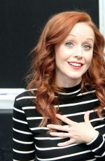 LINDY BOOTH at The Librarians Press Conference at Comic-con in New York