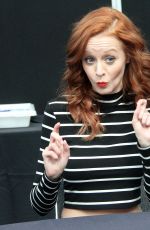 LINDY BOOTH at The Librarians Press Conference at Comic-con in New York