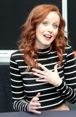 LINDY BOOTH at The Librarians Press Conference at Comic-con in New York