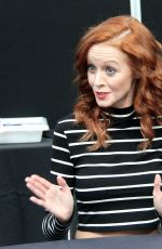LINDY BOOTH at The Librarians Press Conference at Comic-con in New York