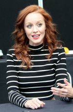 LINDY BOOTH at The Librarians Press Conference at Comic-con in New York