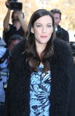 LIV TYLER at Miu Miu Fashion Show in Paris