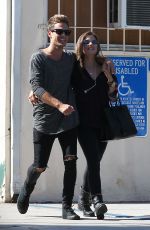LUCY HALE and Adam Pitts Out and About in Los Angeles