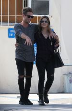 LUCY HALE and Adam Pitts Out and About in Los Angeles
