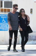 LUCY HALE and Adam Pitts Out and About in Los Angeles