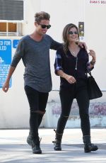 LUCY HALE and Adam Pitts Out and About in Los Angeles