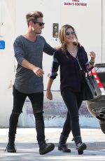LUCY HALE and Adam Pitts Out and About in Los Angeles